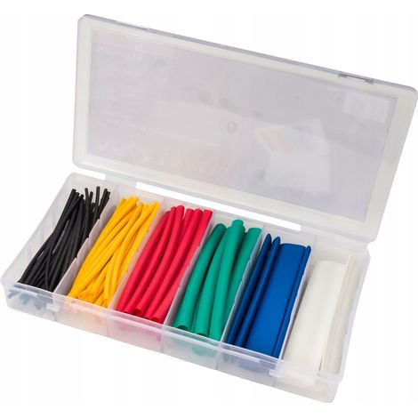 Juego de 100 tubos termorretráctiles de colores KD10918 (1/2)
