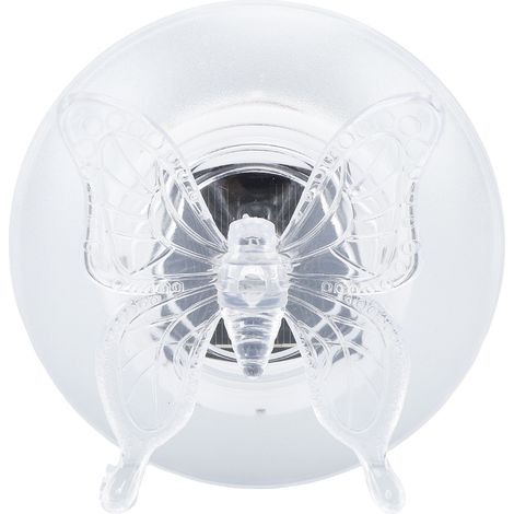 Ortviai Lampe solaire flottante LED RGB étanche IP45 pour piscine, jardin et étang – forme papillon, 12 cm