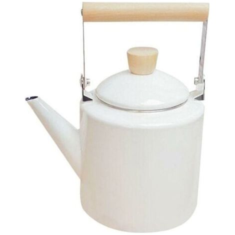 royaluxe-Bouilloire émaillée 2 litres – Compatible cuisinières halogènes, induction, gaz – Design japonais élégant – Idéale pour thé et café (1/5)