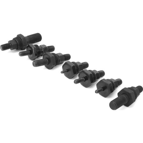 14 pièces Pistolet à riveter manuel avec embouts pour outils de quincaillerie en acier rapide M3/M4/M5/M6/M8/M10/M12 (1/5)