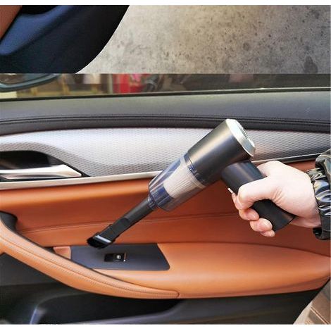HONORNIC - Aspirateur de voiture portable sans fil 6000 Pa, puissant et rechargeable (120 W). (1/5)