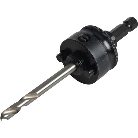 Starrett A10E Extra Long Quick Hitch Arbor for 32mm to 210mm Holesaws with 8.75mm Shank (1 Unit)