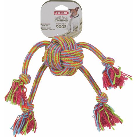 Jouet en Corde Pieuvre Multicolore pour Chien - ZOLUX