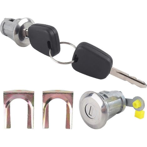 jeu de cylindre de serrure 9170Y8 1608746380 convient aux Peugeot 107, Citroën C1, Toyota Aygo. (1/5)