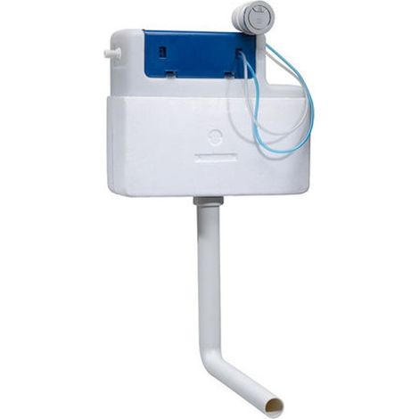 Tavistock Vortex Slimline Concealed Dual Flush WC Toilet Cistern + Button (1/5)