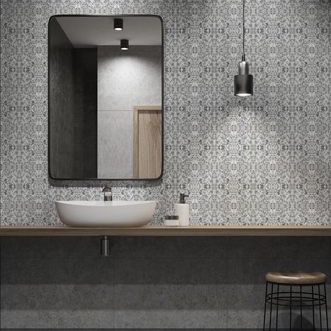 Sticker Mural Carrelage adhésif Cuisine Salle de Bain - 24 STICKERS CARRELAGES TERRAZZO BOSA - 24stickers10x10cm (1/5)