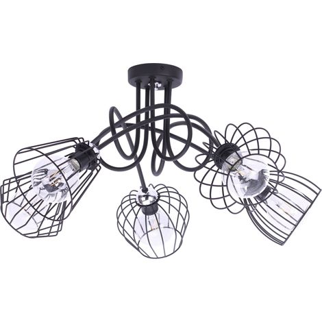 LÁMPARA DE TECHO COLGANTE DIAMOND LOFT EDISON RETRO (1/5)