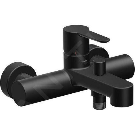 Ravak Puri - Mitigeur de baignoire, noir mat X070192 (1/4)