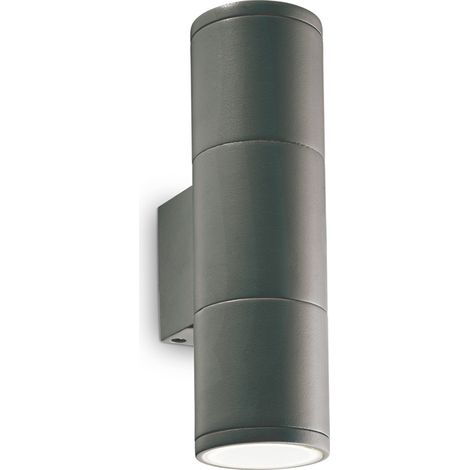 Applique Moderna Gun Alluminio Antracite 2 Luci Gu10 (1/2)