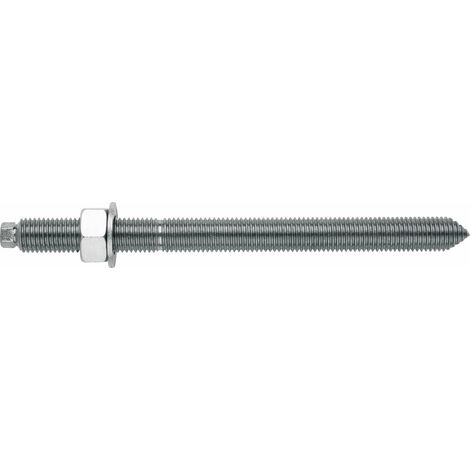 Index – Tige pour scellement chimique – Zingué M16 x 250 – Lot de 10 – Pour béton armé et espaces confinés