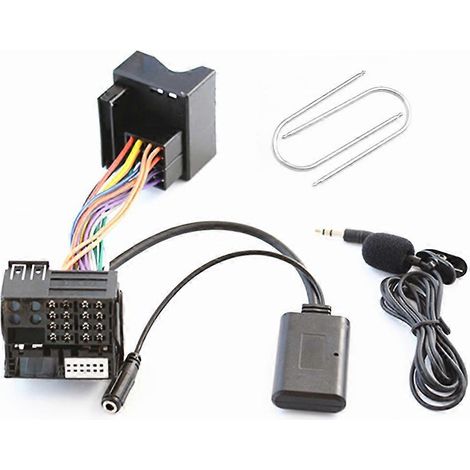 Module Bluetooth 12 broches pour autoradio sans fil stéréo avec entrée auxiliaire pour Peugeot 207, 307, 407 et 308, Citroën C2, C3 et RD4. (1/5)