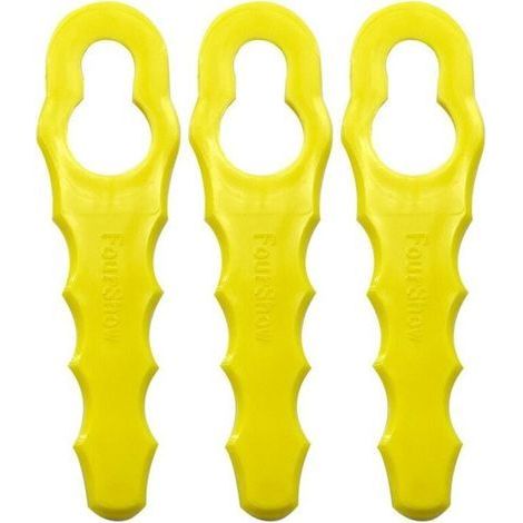 Lot de 100 lames de rechange compatibles avec les débroussailleuses Ryobi RAC155, RAC157 et RAC158, têtes de lame à ble denture (1/5)