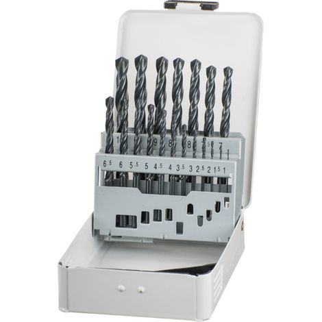 kwb 421944 HSS Metall-Spiralbohrer-Set 19teilig 1 mm, 1.5 mm, 2 mm, 2.5 mm, 3 mm, 3.5 mm, 4 mm, 4.5 (1/4)