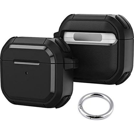 Cover rigida Beline per AirPods, colore nero/grigio.