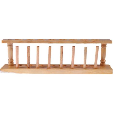 Support en bois pour 8 tubes à essai, support pour tubes à essai, fournitures scolaires de laboratoire-306cm