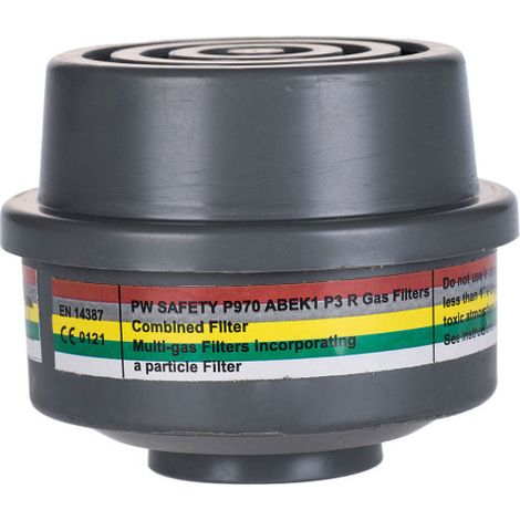 Filtro combinado ABEK1P3, con conexión de rosca especial P970