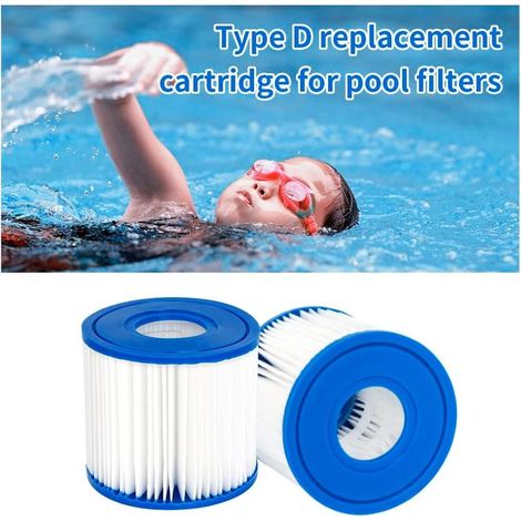 WuYan 2er-Pack Luftfilter für Estate Escapes, Typ-D-Filter, Summer Waves P57100102 für SFS-350, RP-350, RP-400, RP-600, RX-600… (1/3)
