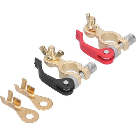 Connecteurs de coupure à déconnexion rapide pour bornes de batterie avec cosse pour bateaux et voitures de course 12 V, 6 V et 24 V (1/5)