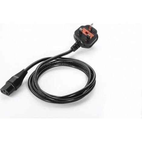 Câble D'alimentation - 18 AWG 10 A 250 V - Connecteur Mâle/Femelle - Longueur 1,8 M - Pour Support Mural