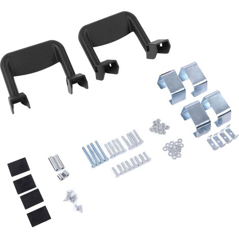Jeu de 2 Marchepieds Latéraux en Aluminium pour Chevrolet Avalanche 2002-2013, Barre de Step Noir, Accessoire de Rampe Pickup, Remplacement Robuste (1/5)