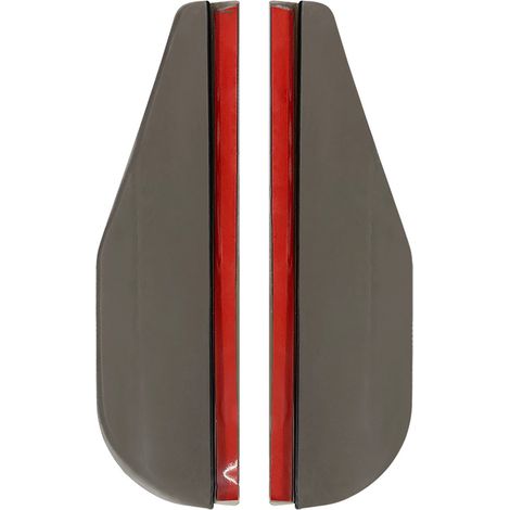 (2 pièces noires) 2 pare-soleil en fibre de carbone pour rétroviseur de voiture, protection anti-pluie, vision claire, compatibles avec les accessoires de rétroviseurs de voiture. (1/5)