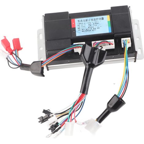 Contrôleur de moteur pour vélo électrique, ondes sinusoïdales, faible bruit, sans balais, 48V‑72V, 1500W (1/5)