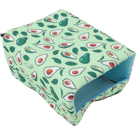 Nid-toilette sans fond pour hamster, grand espace confortable pour petits animaux (cochons d'Inde, lapins), 25 x 20 x 15 cm (1/5)