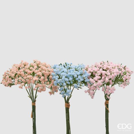 EDG Enzo De Gasperi Gypsophila Bouquet x7 Ass. Pianta Artificiale H 34 Cm D 18 Cm Multicolor 1 Pz