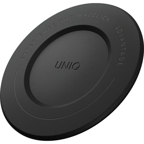 Soporte magnético autoadhesivo UNIQ SnapMount negro (1/5)