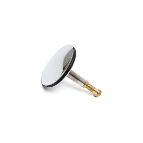 Bouchon de Baignoire Universel Ø 43 mm, Bouchon de vidange en Laiton avec Surface chromée, antirouille, pour Le Drainage habituel de la Baignoire, Hauteur réglable 50-55 mm-