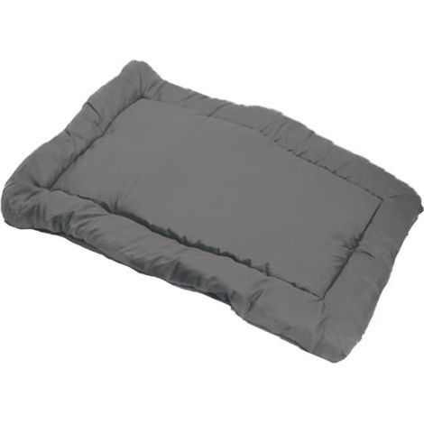 Couverture pour chien 90 x 60 cm, tapis imperméable, coussin, lit pour chien, portable et pliable, pour une utilisation intérieure et extérieure, les voyages et le camping, en coton gris. (1/5)