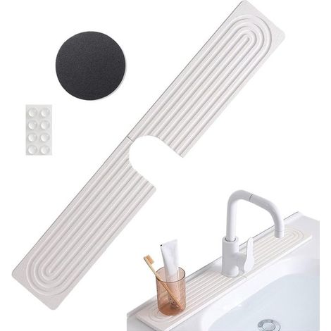 Tapis de robinet - Protection d'évier en diatomite - Pare-éclaboussures (1/5)