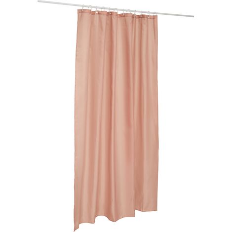 Rideau de douche colorama 180x200cm rose - 5five (1/3)