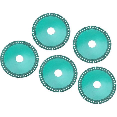 Lot de 5 lames de scie multifonctionnelles composites pour meuleuse d'angle type 100, pour la découpe de carrelage en porcelaine et de marbre. (1/4)