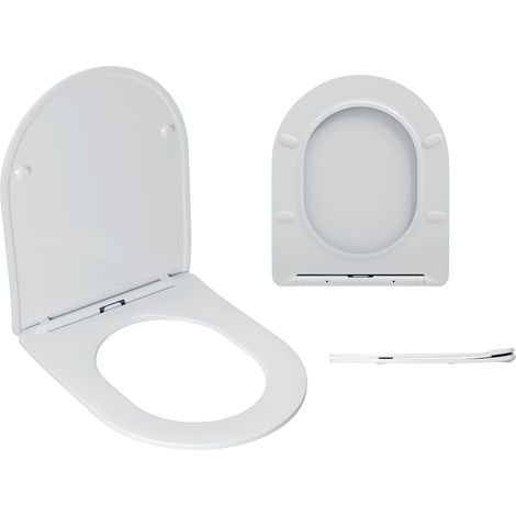 SIÈGE DE TOILETTE POLYPROPYLÈNE SLIM FREE-STANDING AMOVIBLE BLANC SOPRA (1/5)