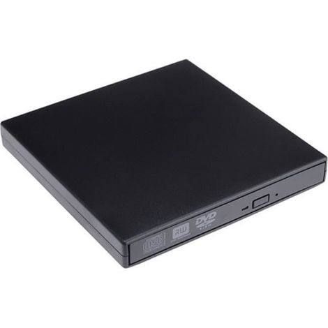Lecteur DVD Combo CD CD-RW USB 2.0 pour Ordinateur Portable/Ordinateur Portable/Bureau pour Apple iMac Dell Acer HP ASUS ,Noir (1/4)