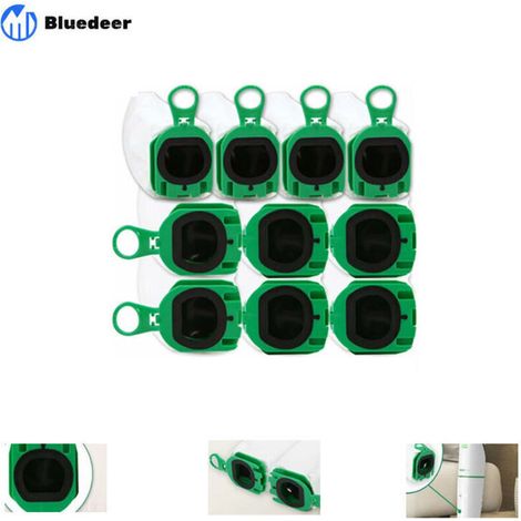 Lot de 10 Sacs D'aspirateur pour Vorwerk Kobold VB100 VB 100 FP100 FP 100 Sacs Filtrants de Qualité Supérieure pour Aspirateur Sans Filtre Kobold VB100