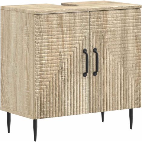 Bathroom Sink Cabinet HAARLEM Sonoma Oak 59.5 x 31.5x 59 cm vidaXL (1/5)