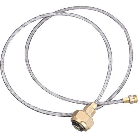 Adaptateur Bouteille Gaz,Adaptateur de Tuyau de Poêle, Cam en Plein Air Utiliser l’adaptateur de Tête de Conversion de Réservoir de Gaz de GPL Domeique repment pour (1/5)