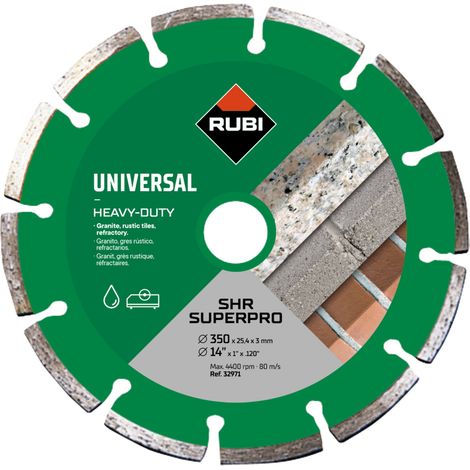 Disque shr 350mm superpro rubi 722184