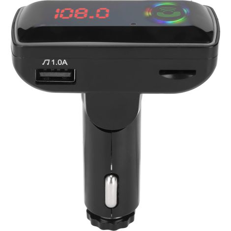 Emetteur FM Bluetooth F11 pour voiture, adaptateur radio avec interface USB données, grande capacité (1/5)