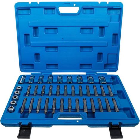 Jeu d Outils d Amortisseur 39 pcs - Kit Complet pour Réparation et Entretien, Acier, Pro - D-Work