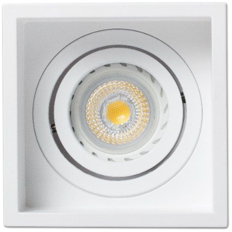 ACRE Empotrable de techo orientable blanco cuadrado