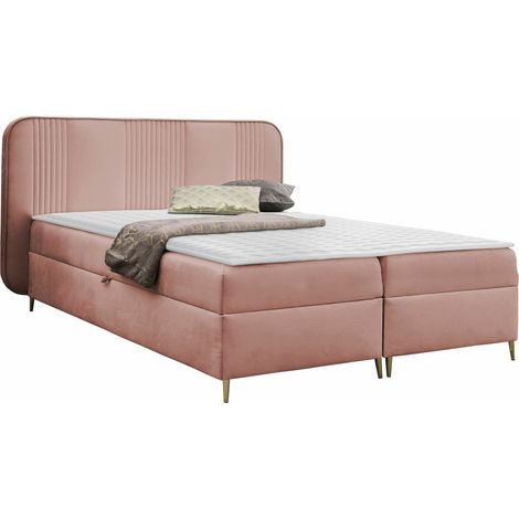 Lit boxspring Sonus, Magic Velvet 2257, Continental, Double, 180x200, Tissu, Disponible, 210x205x135cm (1/5)