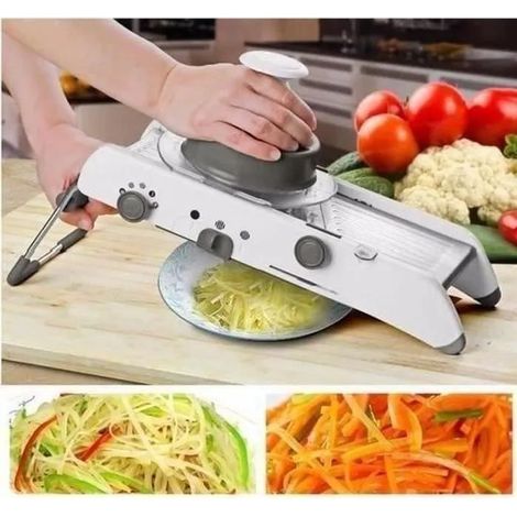 Mandoline de Cuisine Multifonctions Professionnel - Mandoline Légumes Pliable Réglable en Acier Inoxydable de Haute Quali MANDOLINE (1/4)