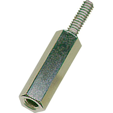 Vogt Verbindungstechnik m40015.01.65 M 4x15x7x10x8 Ms ni Abstandsbolzen    Messing  1 St.