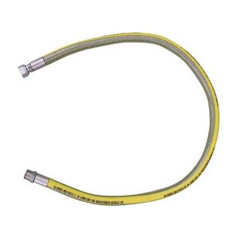 TUBO FLESSIBILE IN ACCIAIO MF PER GAS PARIGI Misura: cm 150
