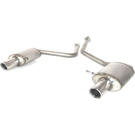 Duplex Echappement Ulter Audi A4 type B6 Break 2000 a 2004 1.8 90mm Inox-39004661