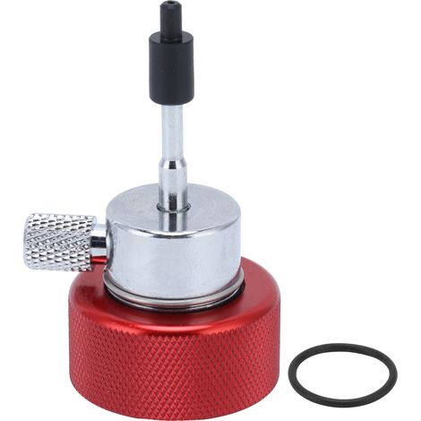 Adaptateur de remplissage de propane, connecteur de charge de gaz fileté en alliage d'aluminium avec port d'huile en silicone (1/5)