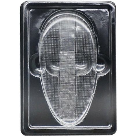 Moule à œufs élégant et de grande taille pour créations en chocolat, savon ou plâtre, parfait pour les œufs de Pâques et les gâteaux d'enterrement de vie de jeune fille, avec nano (1/4)